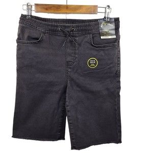 NWT Art Class Black Pull On Bermuda Shorts Large Kids